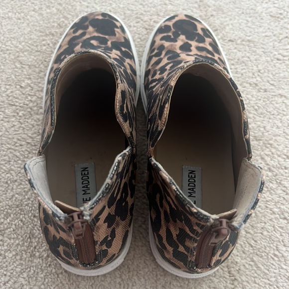 Steve Madden Leopard Print Wedge Sneaker - Picture 3 of 3